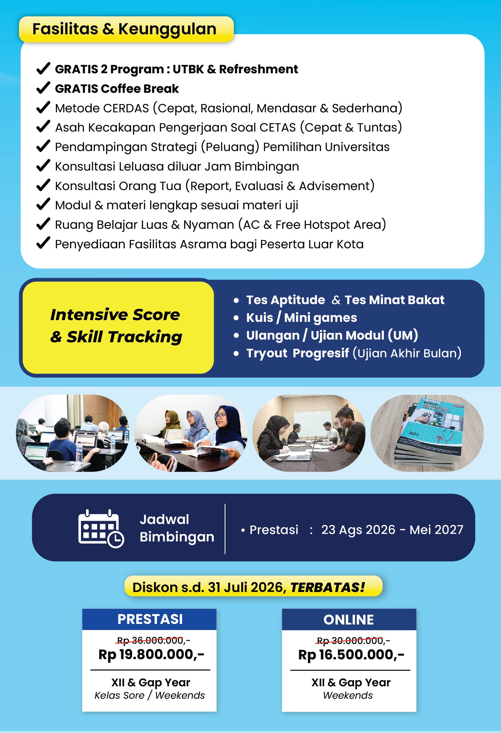 Bimbel Kelas Internasional 1 Tahun Ajaran