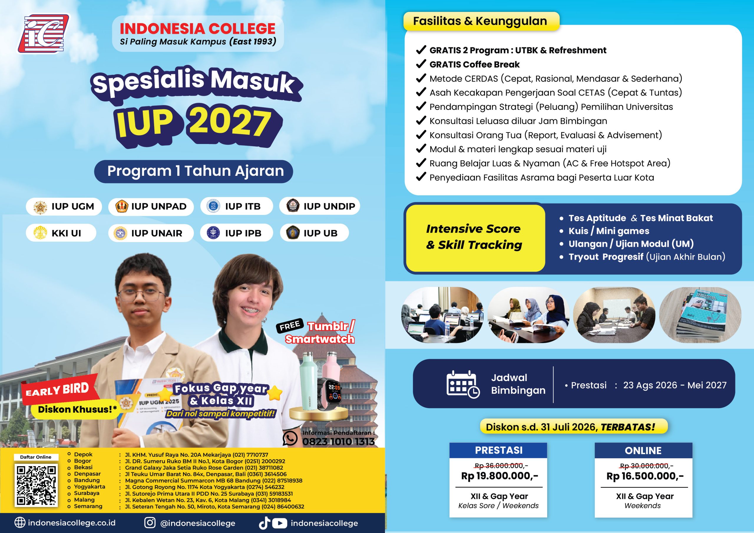Bimbel Kelas Internasional 1 Tahun Ajaran